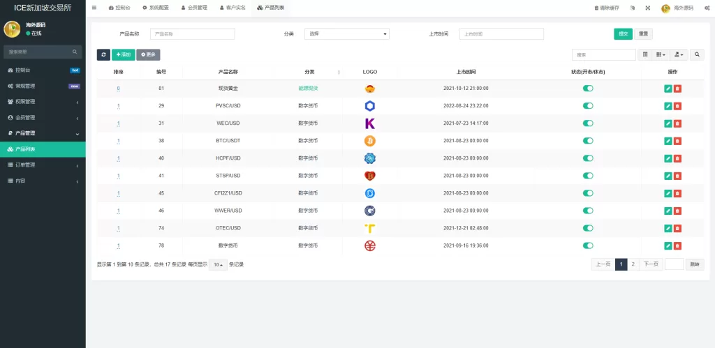 图片[17]-全球多语言虚拟币黄金期货微盘交易系统/秒合约微盘/支持实名认证-海外源码社区
