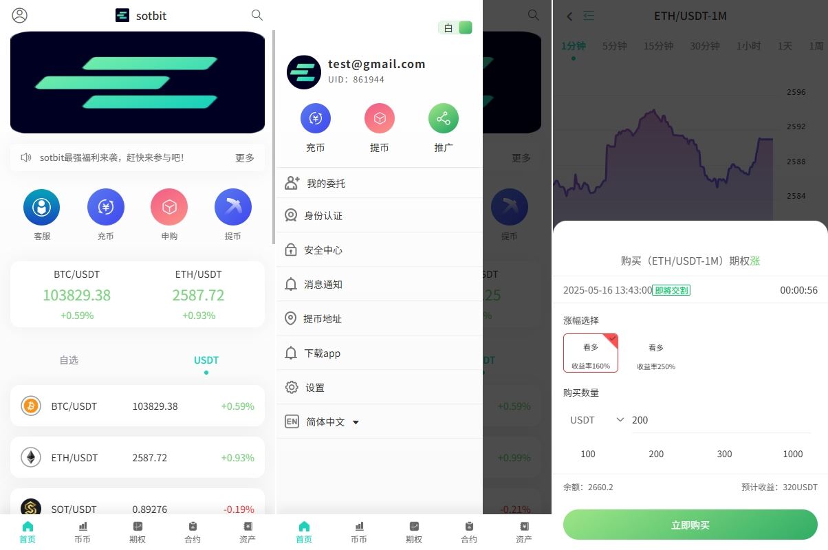 【uniapp海外交易所】运营版/期权交易/合约交易/多语言申购交易所-海外源码社区