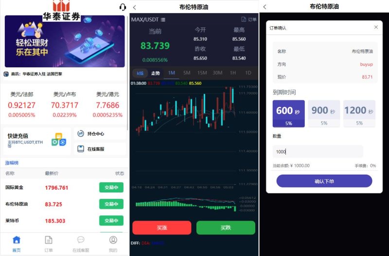 【微盘外汇系统】全新二开UI多语言微盘系统/微盘外汇投资系统/交易所股票系统 - 海外源码-海外源码