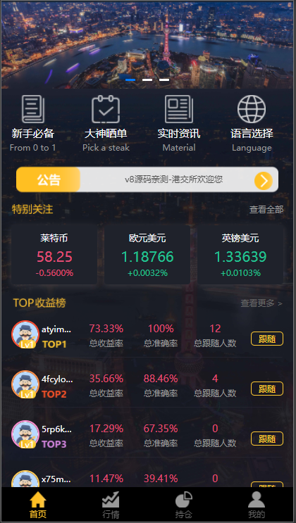 图片[1]-【经典版多语言3合一双位盘】微盘微交易系统+外汇期货+脚本齐全-海外源码社区