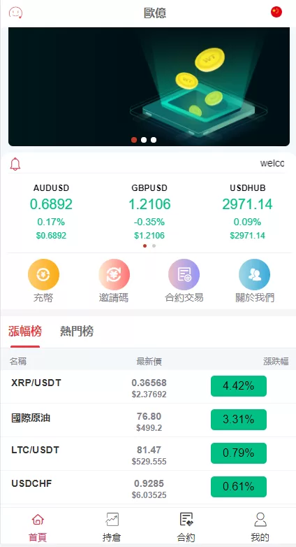 图片[1]-[全新伪交易所系统]虚拟币期货外汇合约交易+微盘时间盘微交易源码-海外源码