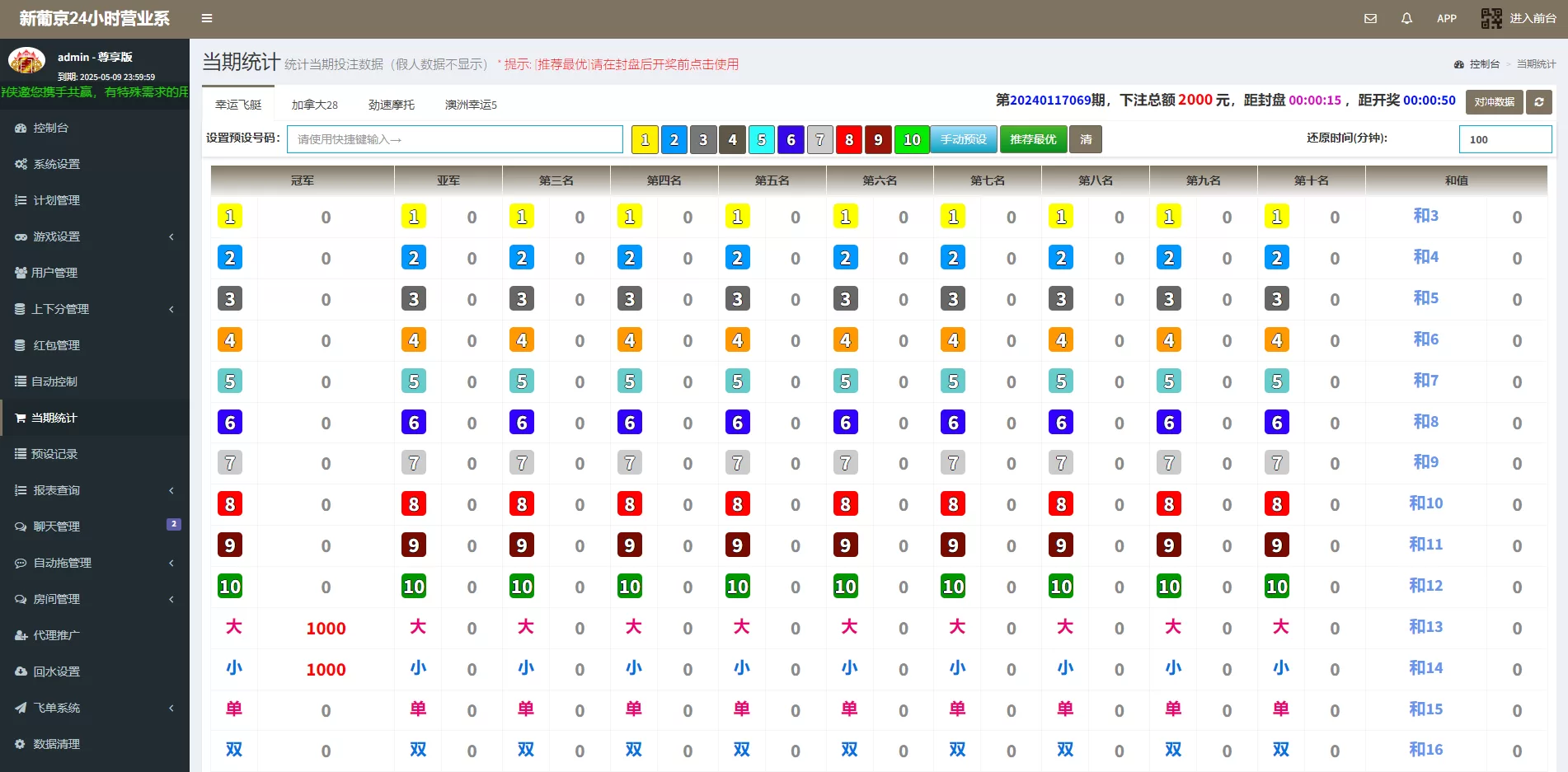江湖娱乐cp系统 | 开奖预设·单独房间