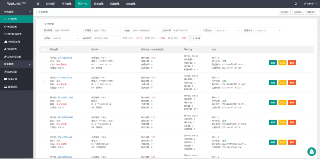 图片[19]-海外宠物投资理财系统#多语言投资源码#前端VUE-海外源码
