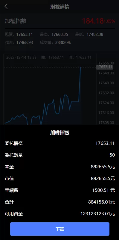 图片[4]-【新版台湾股票系统】股票配资源码+申购折扣交易系统-海外源码