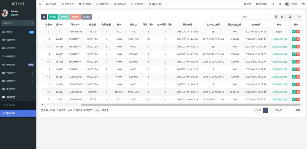 图片[21]-【新版公益投资系统】扶贫投资理财+爱心捐赠+三级分销-海外源码