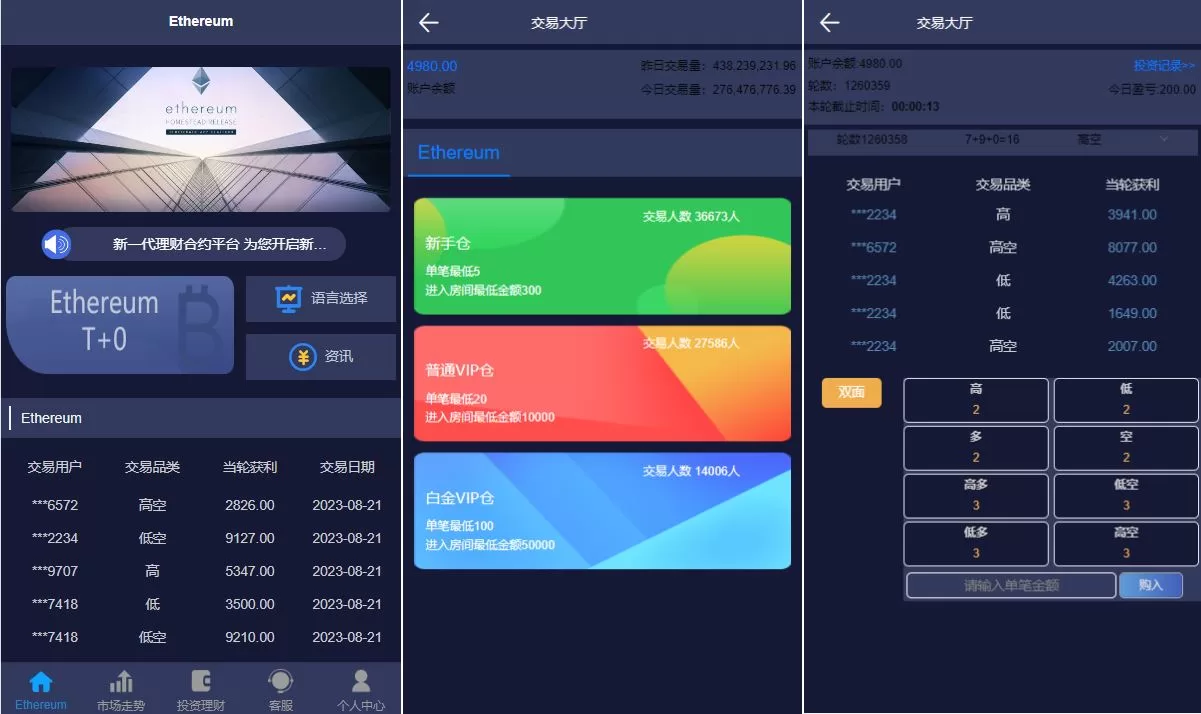 【二开版uinapp版28系统】多语言28投资理财系统-海外源码