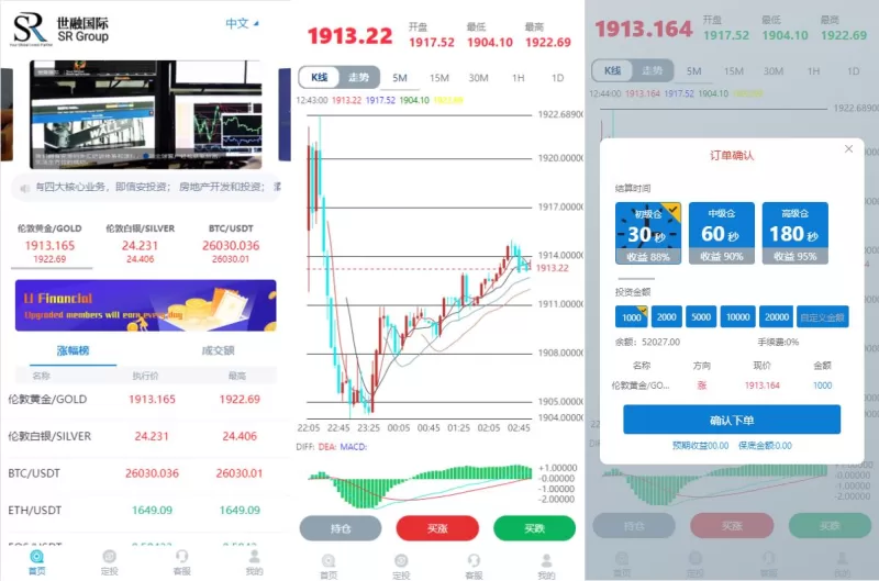 二开版虚拟币微交易系统/伪交易所系统/代理后台/余额宝微盘源码 - 海外源码-海外源码