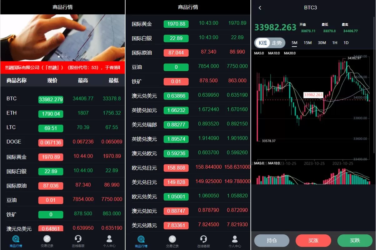 [uniapp版微盘系统]虚拟币外汇微交易+时间盘系统-海外源码