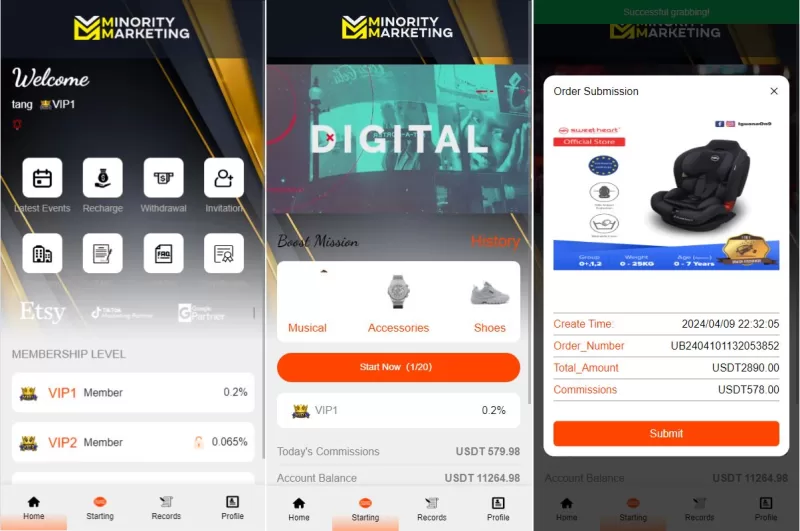 （海外抢单刷单系统）连单系统/VUE3开发 - 海外源码-海外源码