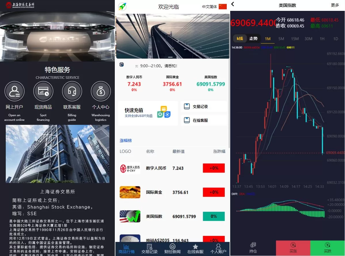 证券微交易系统#期货微盘源码/时间盘投资理财-海外源码