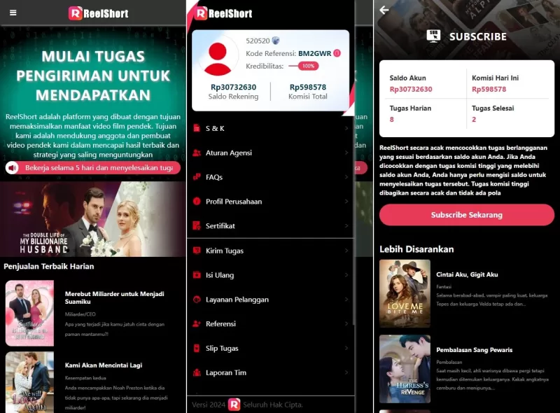 新版短句刷单系统#印尼ReelShort视频刷单系统#连单卡单 - 海外源码-海外源码