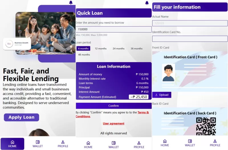 海外贷款平台$小额贷款系统/信用分$合同/提现码 - 海外源码-海外源码