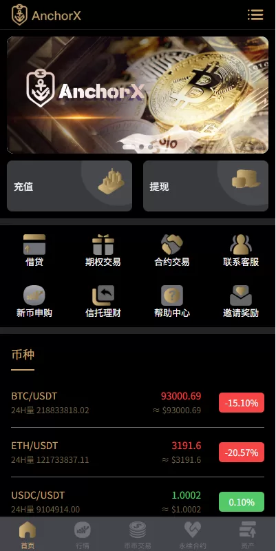 图片[3]-多语言交易所#币币期权#永续合约#申购#C2C#贷款理财 - 海外源码-海外源码