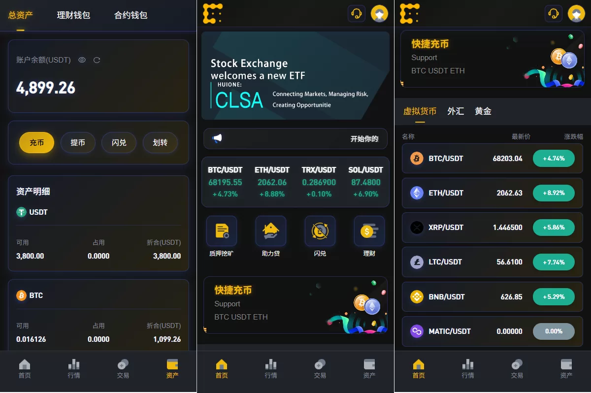 海外JAVA交易所/秒合约/永续合约/DAPP交易所/质押理财-海外源码