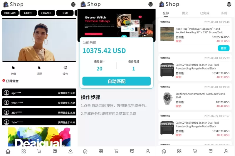 多语言商城抢单刷单系统/手动派单/爆单卡单 - 海外源码-海外源码