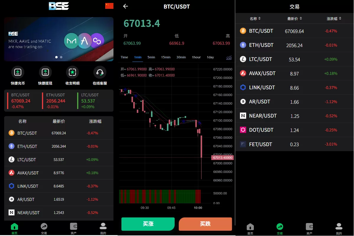 新版海外虚拟币微盘/秒合约微交易/时间盘/信用分-海外源码
