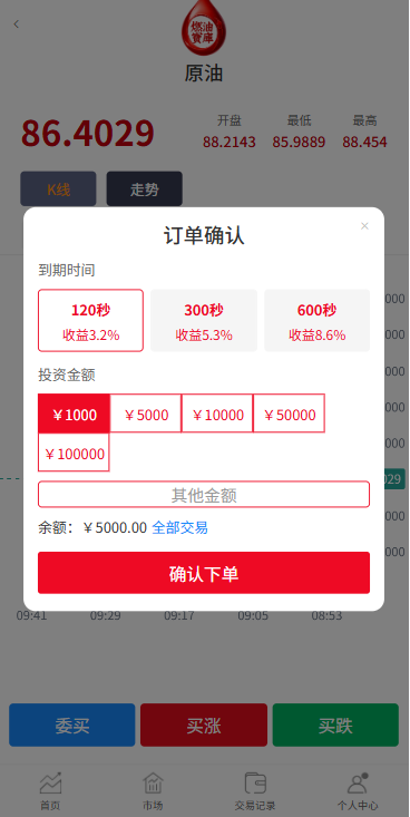 图片[4]-燃油宝微交易系统/能源时间盘/委买微盘/信用分/实名认证 - 海外源码-海外源码