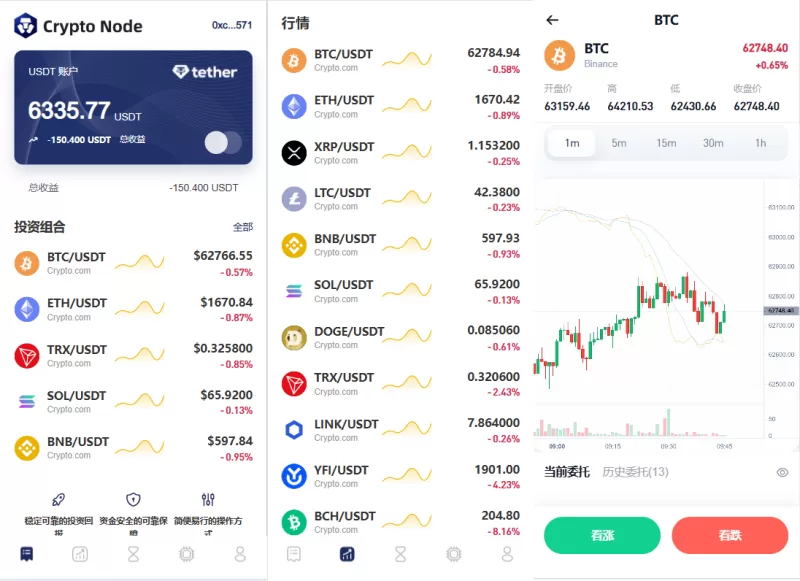 海外DAPP秒合约交易所/Crypto交易所/理财/质押/贷款 - 海外源码-海外源码