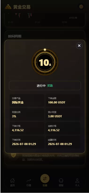 图片[6]-新版海外黄金微交易/黄金秒合约交易/黄金投资/前端VUE - 海外源码-海外源码