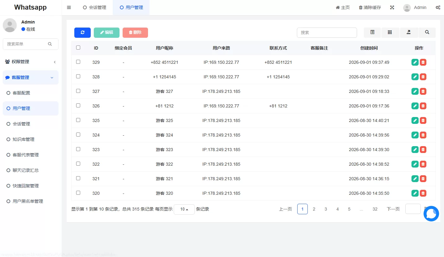 图片[10]-多语言WhatsApp盗号系统/手动上号/客服轮训/前端uniapp - 海外源码-海外源码